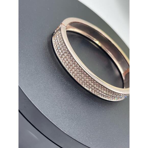 Juicy Couture Rose Gold Pave Bangle - Picture 7 of 10